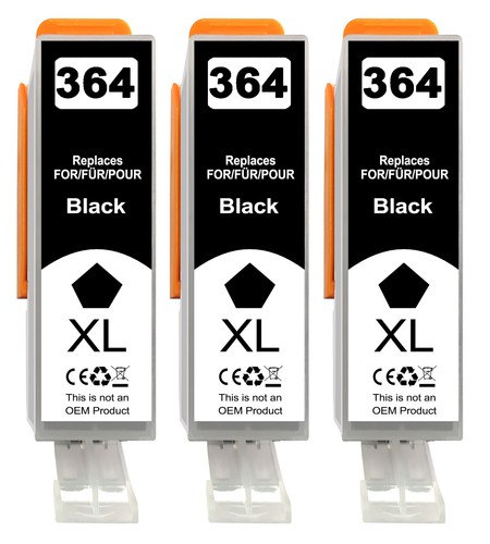 Tinte 364xl schwarz - 3x,