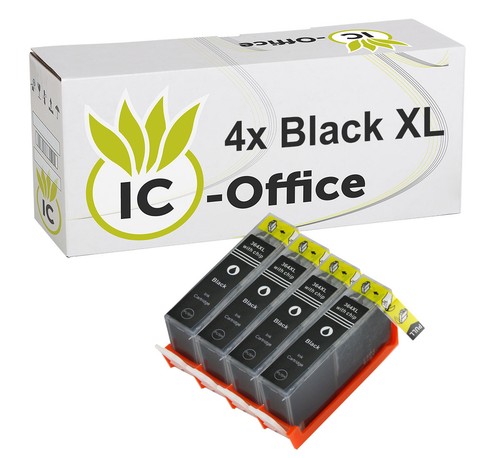 Black für 364 xl den - 4x, hp